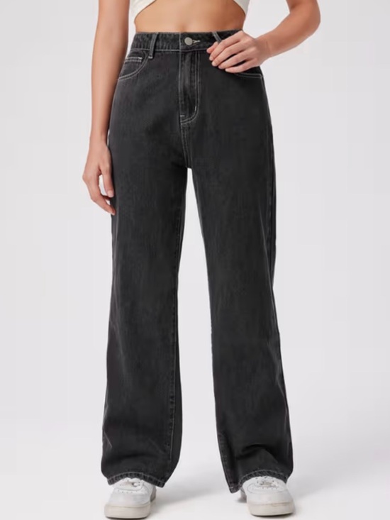 Cider Denim - Cider Black High-Rise Wide-Leg Jeans Women’s XS | 90s,Baggy,Grunge,Whimsygoth,